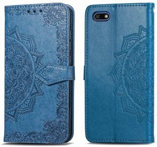 Чехол книжка Funda для Huawei Y5 Prime 2018 / Honor 7A - Blue