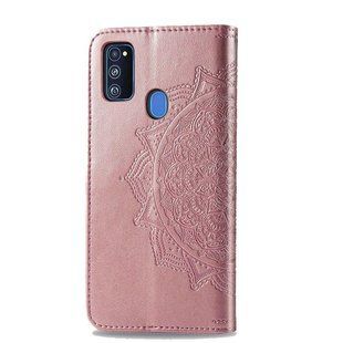 Чехол-книжка JR Art для Samsung M30S / M21 - Pink