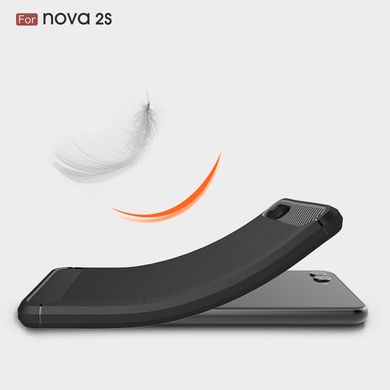 Силіконовий чохол Hybrid Carbon для Huawei Nova 2S - Red