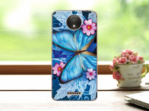 Чохол із малюнком для Motorola Moto C Plus - Метелик
