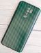 Силіконовий чохол Hybrid Carbon для Xiaomi Redmi 9 - Green (54677). Фото 2 із 6