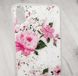 Чохол із малюнком для Xiaomi Redmi 7A - Квіти на білому тлі. (107912). Фото 3 із 10