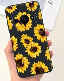 Силиконовый чехол с рисунком для Xiaomi Redmi A3 - Цветок