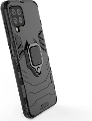 Ударостійкий чохол Transformer Ring для Samsung Galaxy M22 - Black
