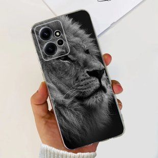 Силіконовий чохол з малюнком для Xiaomi Redmi Note 12 - Лев