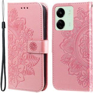 Чехол-книжка JR Art Series для Xiaomi Redmi 13C - Pink
