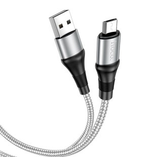 Кабель Hoco X50 Excellent USB - Micro USB 1m (2.4A) - White