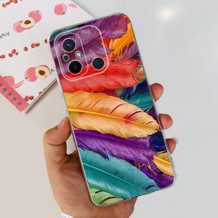 Силіконовий чохол з малюнком для Xiaomi Redmi 12C - Пір'я