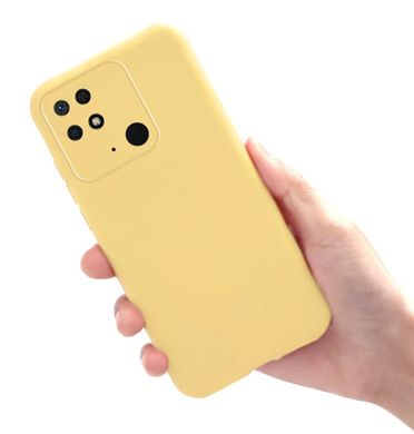 Силиконовый TPU чехол для Xiaomi Redmi 10C - Yellow
