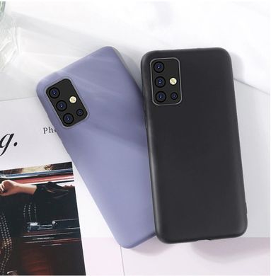 Чехол Silicone Case Full Protective для Samsung Galaxy A51 - Black