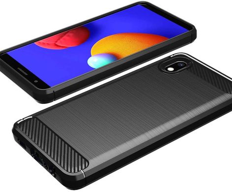 TPU чехол Slim Carbon для Samsung Galaxy M01 Core / A01 Core