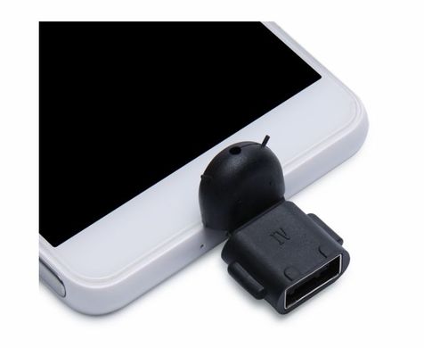 MicroUSB to USB-OTG адаптер - Blue