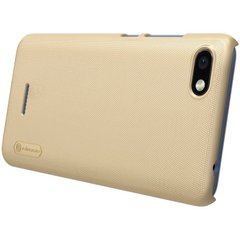 Пластиковый чехол Nillkin Matte для Xiaomi Redmi 6A (+пленка) - Gold