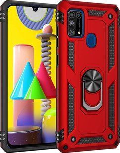 Защитный чехол Immortal Ring для Samsung Galaxy M21 / M30S / M31 - Red