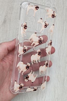 Силіконовий чохол з малюнком для Xiaomi Redmi 12C - Рожевий