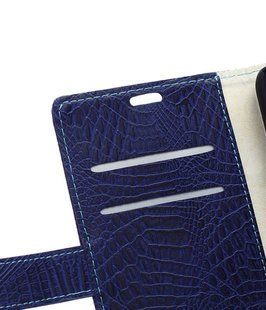Чохол-книжка Croco для Lenovo для Lenovo Vibe P1m "синій"