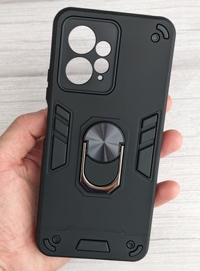 Ударопрочный чехол Transformer Ring для Xiaomi Redmi Note 12 - Navy Black