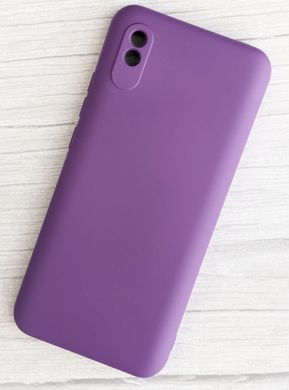 Чехол Silicone Cover Full Protective для Xiaomi Redmi 9A - Purple