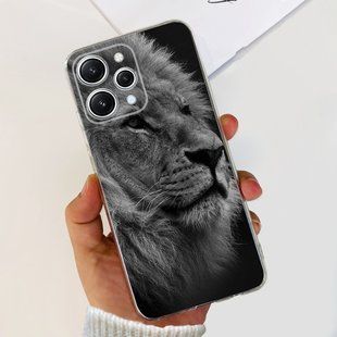 Силіконовий чохол з малюнком для Xiaomi Redmi 12 - Тигр