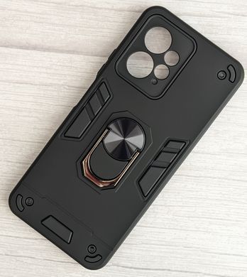 Ударопрочный чехол Transformer Ring для Xiaomi Redmi Note 12 - Navy Black