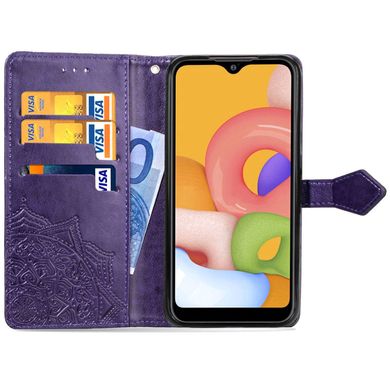 Чохол-книжка JR Art Series для Samsung Galaxy A01 - Purple
