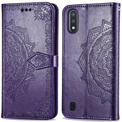 Чехол-книжка JR Art Series для Samsung Galaxy A01 - Purple