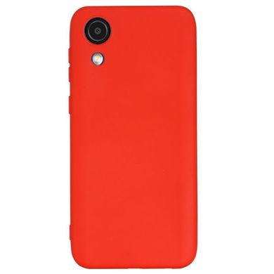Силиконовый TPU чехол Premium Matte для Samsung Galaxy A03 Core - Red