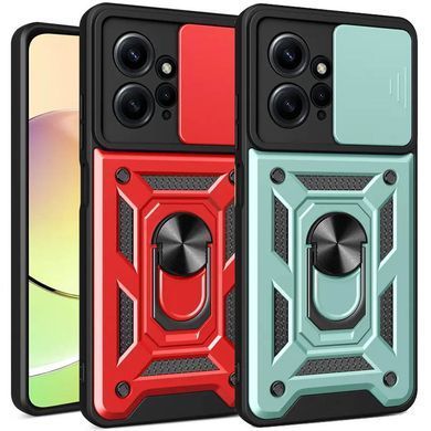 Ударопрочный чехол Hybrid Ring Camshield для Xiaomi Redmi Note 12 - Navy Black