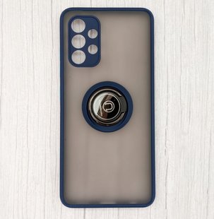 Чехол Hybrid Ring for Magnet для Samsung Galaxy A32 - Dark Blue