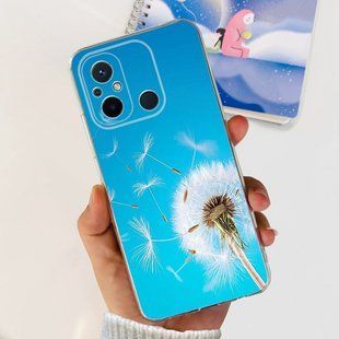Силіконовий чохол з малюнком для Xiaomi Redmi 12C - Ромашки