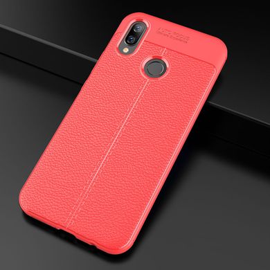 Защитный чехол Hybrid Leather для Huawei P Smart Plus - Red