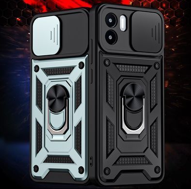 Протиударний чохол Transformer Ring для Xiaomi Redmi A1 / A2 - Blue Camshield
