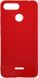 Матовый TPU чехол для Xiaomi Redmi 6A - Red (15331). Фото 1 из 6