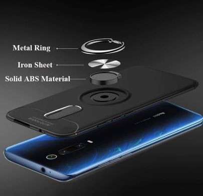 Чехол Hybrid Ring с магнитным держателем для Xiaomi Redmi K20/K20 Pro/Mi 9T - Black/Blue