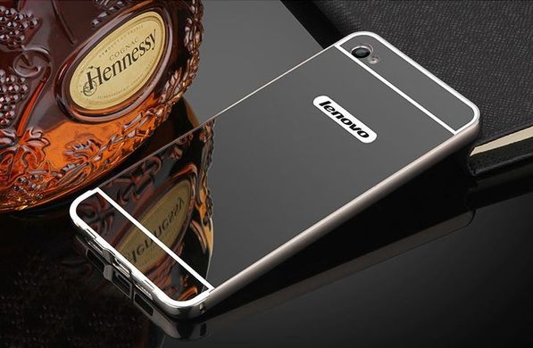 Металевий чохол для Lenovo S90 Sisley "золотий дзеркальний"