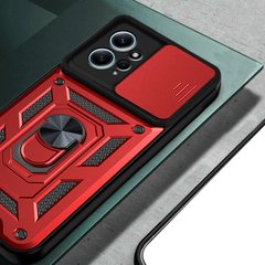 Ударопрочный чехол Hybrid Ring Camshield для Xiaomi Redmi Note 12 - Red