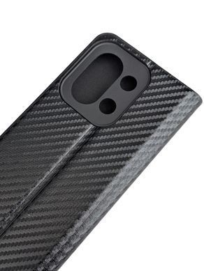 Чехол-книжка JR Elegant для Xiaomi Redmi 15C - Black Carbon