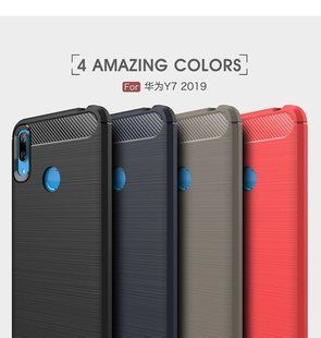 Силіконовий чохол Hybrid Carbon для Huawei Y7 2019
