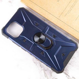 Противоударный чехол Transformer Ring для Xiaomi Redmi A1 / A2 - Blue