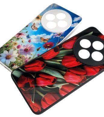 Защитный чехол Glass Art для Xiaomi Redmi 14C - Green