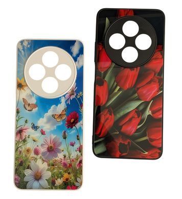 Защитный чехол Glass Art для Xiaomi Redmi 14C - Green