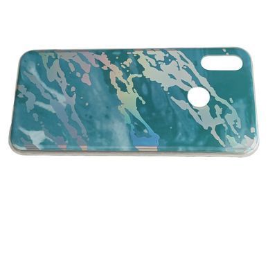 Силиконовый чехол с рисунком для Huawei P Smart Plus - Цветная волна