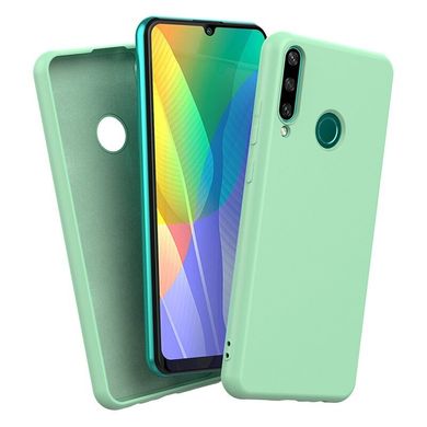 Чехол Premium Silicone Cover Full Protective для Huawei Y6p - Blue