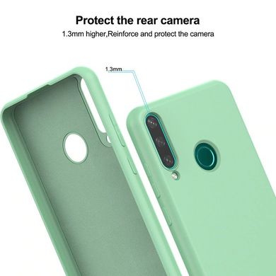 Чохол Premium Silicone Cover Full Protective для Huawei Y6p - Blue
