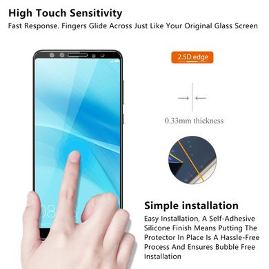 3D захисне скло (Full Cover) для Huawei Nova 2S - White