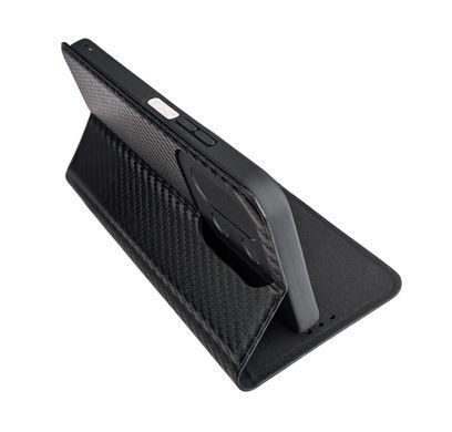 Чехол-книжка JR Elegant для Xiaomi Redmi 15C - Black Carbon