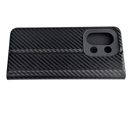 Чехол-книжка JR Elegant для Xiaomi Redmi 15C - Black Carbon