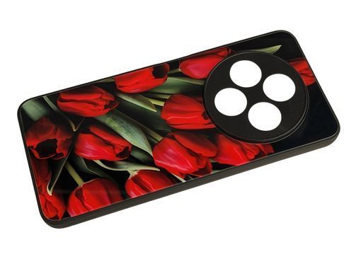 Защитный чехол Glass Art для Xiaomi Redmi 14C - Red