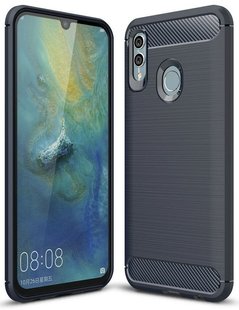 Защитный чехол Hybrid Carbon для Huawei P Smart 2019 - Dark Blue