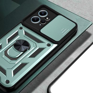 Удароміцний чохол Hybrid Ring Camshield для Xiaomi Redmi Note 12 - Green